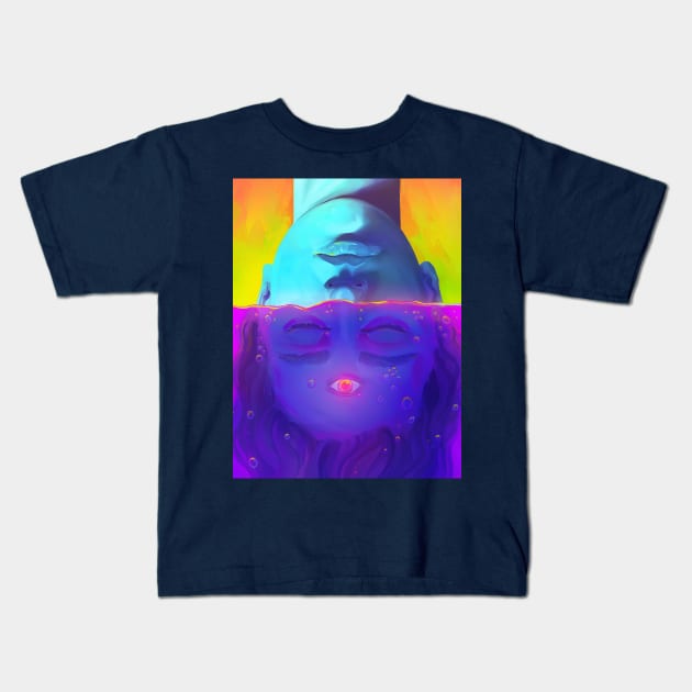 Inner Perception Kids T-Shirt by PHAZED